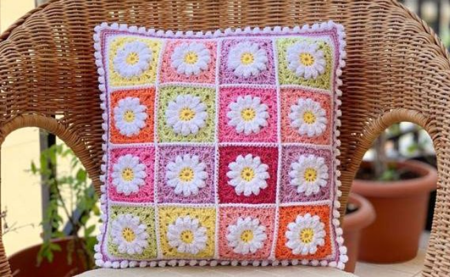 Colorful Crochet Cushions